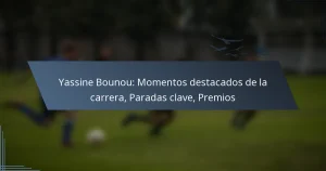 Yassine Bounou: Momentos destacados de la carrera, Paradas clave, Premios